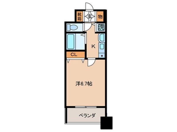 プレサンス泉セントマーク(509)の物件間取画像